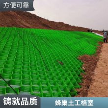 土工格室 路基稳固孔 河道护坡植草用蜂巢打孔格室
