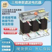 三相串联电抗器30kvar电容补偿柜专用滤波电抗器CKSG-1.8/0.45-6%