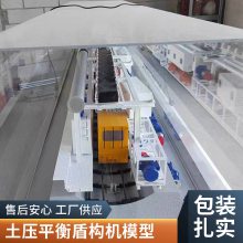 斜井TBM模型 引水斜井TBM模型 土压泥水双模盾构机模型 盾构机模型