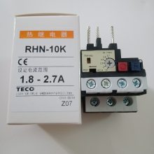 原装TECO台安热过载继电器RHU-10K 1A 2A 7.*** 10A 12.***16A 20A