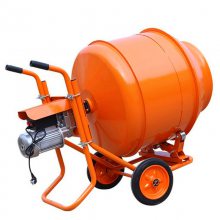 移动搅拌机器 性能稳定 350型 小型卧式砂石搅拌机 多功能手推式