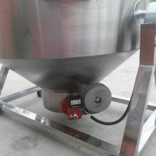 供应明敏牌不锈钢食品夹层锅 600L燃气加热夹层锅 猪蹄卤制锅