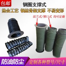 手缝拉链式帆布液压气缸圆形丝杠丝杆伸缩防护油缸防尘罩可定制