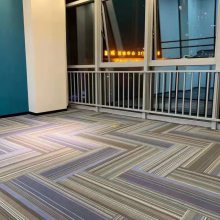 写字楼会议室地毯 满铺拼接4米宽 商务办公室方块毯耐脏素色