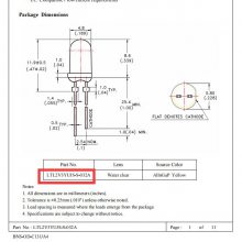 LTL2V3YUJS-S-032A 高发光强度输出 黄绿光波长592nm 高功率120mW