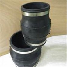专销卡箍式橡胶软接头 耐酸碱橡胶软连接 橡胶伸缩节 方便快捷