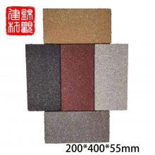 海绵城市陶瓷透水砖400*200*55 透水广场砖规格齐全