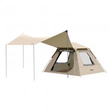 户外便携式折叠天幕二合一全自动露营防雨野外野营大帐篷