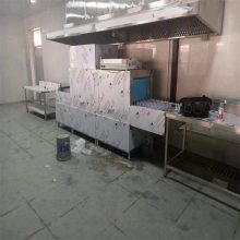 商用超声波洗碗机 全自动长龙洗碗机 酒店食堂大型餐具洗碗设备