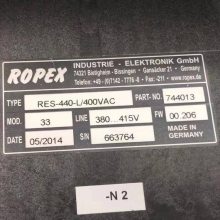 供应德国全系列ROPEX RES-402/230VAC热封控制器RES-403/400VAC