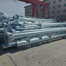 L型单悬臂式公路交通标志杆生产厂家 热镀锌处理