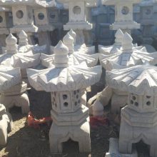 石灯笼日式庭院灯 仿古中式石灯 现代庭院装饰青石落地石灯笼摆件 创琦雕塑
