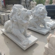 黄睡狮大理石仿真欧狮/欧式石狮子/欧式石雕爬狮