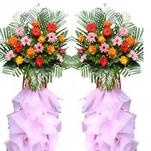 传统开业花篮