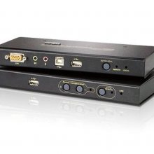 ATEN CE800B USB VGA/音频 Cat 5 KVM信号延长器 + USB闪存