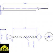 加工熔喷布喷丝板专用微小钻头|0.3微型钻头|0.35微型钻头渭柏精密
