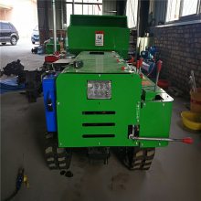 振远履带式旋耕机 自走式果园开沟施肥机 小型旋耕开沟机