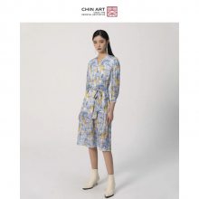 商场专柜货源 折扣女装库存尾货 新中式服饰品牌女装秦艺23秋