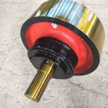 河南车轮组生产厂家 无沿起重机行车轮 角箱行车大轮