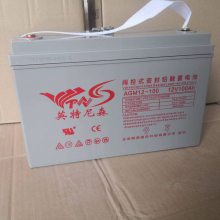 英特尼森蓄电池6-GFM-100 12v100ah总经销商