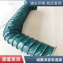 勤众风机风管帆布方形通风软连接 抗高温伸缩风道
