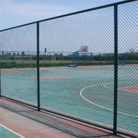 厂家直销绿色球场围栏 学校体育场浸塑围网 足球场防护网