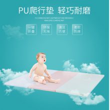 中特侯品牌婴儿爬行垫加厚折叠趴趴垫宝宝客厅游戏软垫4CMPU垫可定制