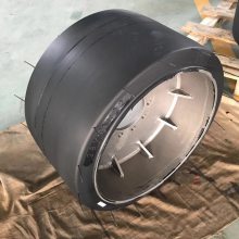 平板拖车轮胎 28x16x22实心胎 压配式轮胎
