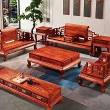 古典红木沙发款式大全刺猬紫檀花梨木国色天香沙发
