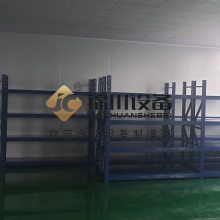 锦川非标钢制多层蓝色中型货架 库房金属隔板货架定制厂商