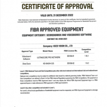 FIBA Certificate of Approval