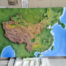 中国地形图沙盘浮雕专业制作