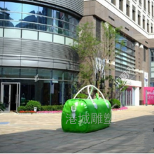 上海商场玻璃钢手袋手提包购物袋雕塑仿真包包模型