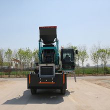 270度旋转搅拌车 建筑用搅拌车型号 安徽滁州自上料搅拌车厂家批发小钢