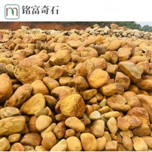 原产地吨位黄蜡石，石材假山风景石，荣成市供应景观石材