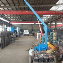 巩义开诚Kcd1000简易移动式单臂吊 液压折叠单臂吊 移动式液压小吊机