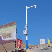 3.5米道路监控杆价格 6米监控杆八棱镀锌加厚球机摄像机支架小区公园可定制