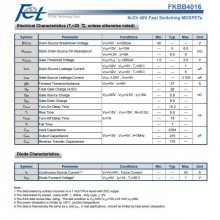 Fet FKBB4016 PRPAK3x3 NMOSFET ѹ40V