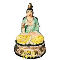 極彩后土圣母神像 觀音老母寺廟佛像 玻璃鋼雕塑 黎山老母神像圖片