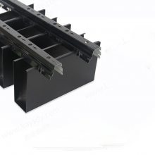 湖南健身房定制U型铝方通吊顶 30X100黑色铝天花板