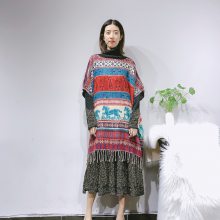 民族风女装库存尾货批发 健凡服饰女装***批发走份 【天堂眼】印花复古风女装拿货