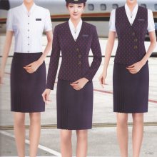 供应空姐工作服，空姐制服，航空服订做，空姐服秋装 亿妃服饰