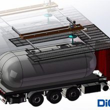 供应高压水公路槽罐车自动清洗系统