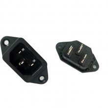 供应医疗器械ST-A01-002L品字型AC插座15A250V