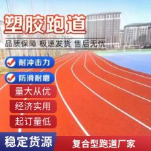 复合型运动跑道材料塑胶跑道厂家直供 透气型塑胶跑道