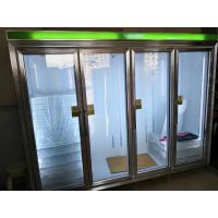 雅绅宝康孚四门分体超市饮料冰箱尺寸 饮料陈列柜冷冻柜 定做冰柜冷柜