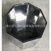 供应圆型花钵 大型圆花盆 圆形不锈钢花钵 不锈钢包边花箱