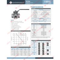 美国MARWIN 3T-3700R/3L-3800R系列三通球阀 库存正品