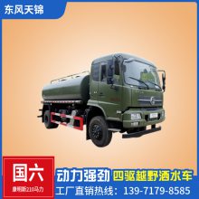 东风4驱消防洒水车 园林绿化 道路养护 城市环卫运水车