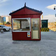 萨嘎县景区岗亭自成一格